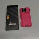 SSLOTSCASE for iPhone 16 Pro Case with Card Holder & Camera Stand & Kickstand & Slide Camera Lens Cover, Multifunctional Wallet Rugged Protective Phone Case Cover for iPhone 16 Pro 6.3'' 5G 2024, Pink