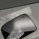 Passenger Right Side Heated Mirror Glass Compatible with 2009-2018 Dodge Ram Pick-Up 1500 2500 - Right Side Tow View Mirrors - Replace 68079362AA 68050298AA with Rear Holder and Backing Plate