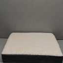 Orthopedic Dog Bed - 2-Layer Memory Foam Crate Mat with Machine Washable Sherpa Cover - 20x15 Pet Bed for Small Dogs Up to 20lbs by PETMAKER (Gray)