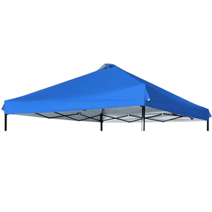 Top Patio Cover 10'x10' Blue and Silver