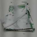 Shower Curtain Liner, 4G PEVA Green Leaf Shower Liner, Plastic Waterproof Shower Curtains, 72x72 inch with Grommet Holes 3 Magnetic Weights