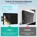 REDRICH 600D Heavy Duty Outdoor TV Cover for 40-43 inch TV, Upgraded Waterproof and Dustproof TV Screen Protectors with Zipper for Outside