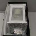 HugMemories Memorial Lantern, Bereavement Sympathy Gifts for Loss of Loved One Mother Father, Bereavement Gifts Thoughtful Funeral Gifts in Memory of Loved One with LED Candle (When Tomorrow Starts Without Me White)