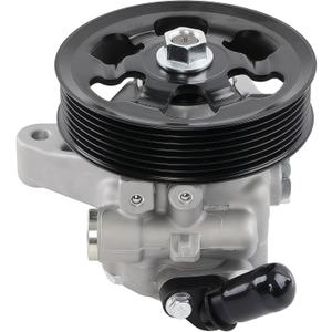 Power Steering Pump with Pulley Compatible with Honda CR-V 2002-2011, Accord 2006-2007, Element 2006-2011 & Acura RDX 2007-2012, TSX 2006-2008, RSX 2002-2006 | 2.0L 2.3L 2.4L,Replace 96-5419