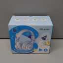 iClever BTH12 Kids Bluetooth Headphones,Colorful LED Lights Kids Headphones Wireless,74/85dBA Safe Volume,85H Playtime,Fast Charging,Bluetooth 5.2,Over Ear,Built-in Mic for iPad/Tablet/Airplane,Blue