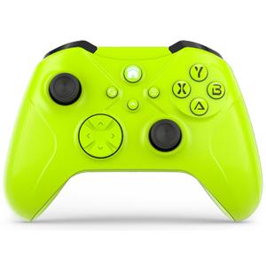 Dinosoo Wireless Controller for Xbox Series X|S, Xbox One & Windows Steam Games, Bluetooth, Dual Vibration, TURBO, Macro, 3.5mm Audio Jack Electric Volt