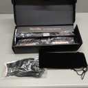 Terviiix PRO Thermal Brush Set for Voluminous Style, Non-blowing Heated Round Brush with Adjustable Temp, 3-in-1 Curling Brush with Detachable Head(1.25'',1.5'',1.77''), 20S Fast Heating with Dual MCH