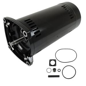findmall ASQ165 EUSQ1152 USQ1152 Pool Pump Motor Square Foot 3450rpm 115/230volts 1.5hp Single Speed 48Y Frame Square Flange 9.6/19.2amps (Black)