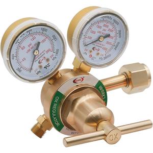 CDL Medium Duty Oxygen Regulator CGA540,Victor Compatible,Easy to Read Dual Scale,Forged Brass Body Bonnet,OEM Compatible Welding Gas Regulator,Large Tank Gauge,Outlet 0-200PSI,Inlet 0-4000PSI,LX65