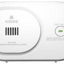 Kidde Carbon Monoxide Detector, 10-Year Battery Powered, LED Status Indicators, 85 dB Alarm, 5th Edition, COB10