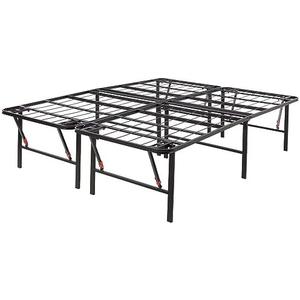 Amazon.com: Amazon Basics Bed Frame with Storage, Foldable Metal Platform, Sturdy Steel, No Box Spring Needed, 18 Inches High, Tool-Free Setup, Queen Size, Black : Home & Kitchen