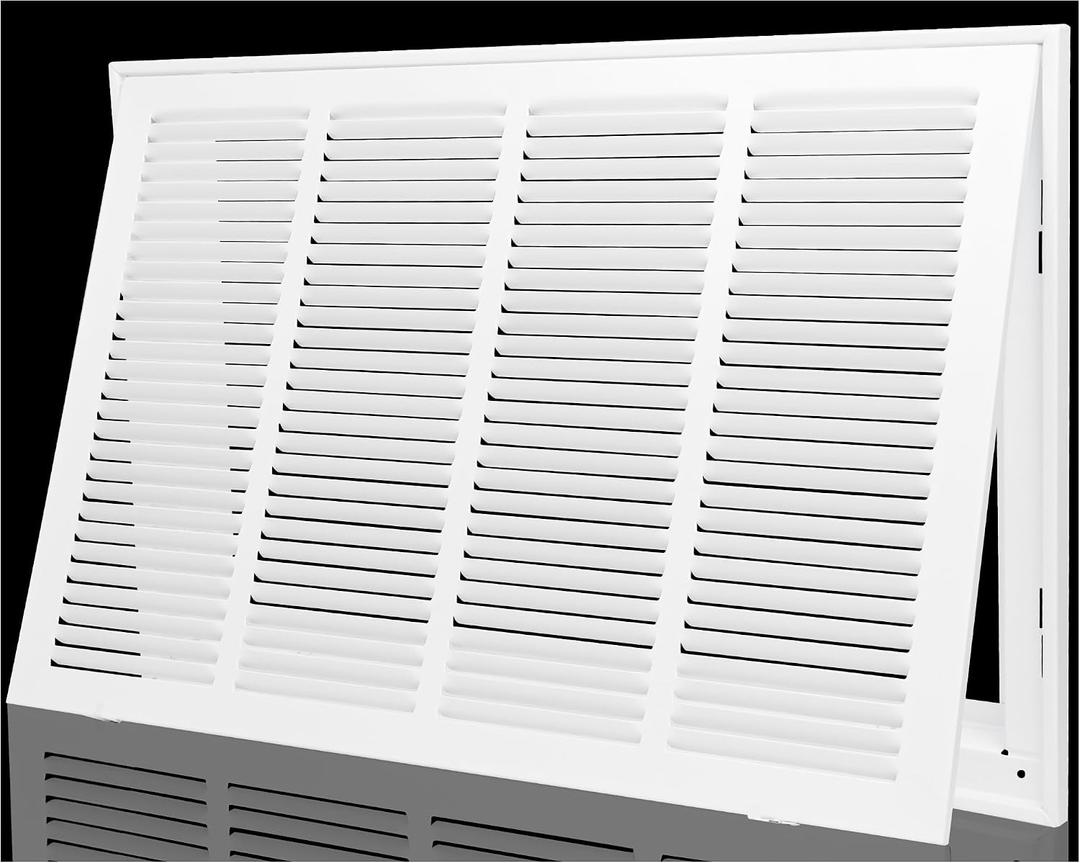 Return Air Filter Grille 24x14,Air Return Vent Cover for 24"W x 14"H Duct Opening,Steel HVAC Vent Covers for Wall and Ceiling,Holds 1" Thick AC Filter