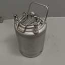 64 oz Ball Lock Mini Keg Growler 1/2 Gallon Keg Corny Keg Ball Lock Keg Soda keg 2L Small Keg Single Metal Handle 304 Stainless Steel Beer Mini Keg for Home Brew