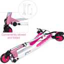 Swing Wiggle Scooter, 3 Wheels Drifting Folding Kick Scooter with 4-Level Adjustable Height/Foldable for Kids/Teen/Adult Age 6+ Years Old