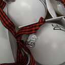 Christmas Decoration, 2.4 Inch 12PCS Christmas Tree Ball Ornaments, Red and White Shatterproof Decorative Baubles, Painted Nordic Holiday Design