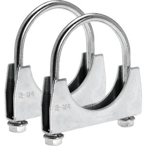 2-1/4" U Bolt Exhaust Clamp - 2.25 Inch U-bolt Muffler Clamps Clip Replacement for RV UTV Tractor Motorcycle System