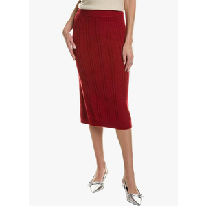 Women's Chevron Stitch Pencil Skirt SIZE S