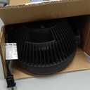 Amazon Basics Air Circulator Desk Fan for Bedroom, Home and Office, 90-Degree Tilt Head, 3 Speed Settings, Cooling, 35 Watts, Black, 11.1"W x 6.3"D x 10.9"H