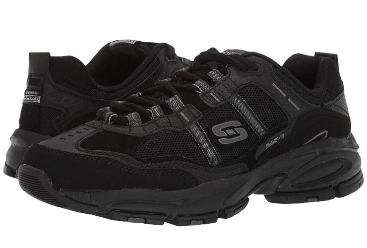 Skechers Men's Vigor 2.0 Trait Low Top Sneaker Shoes Black Footwear READ DESC 12