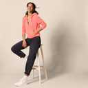 Amazon Essentials womens Fleece Full-Zip Hoodie (Coral, L)