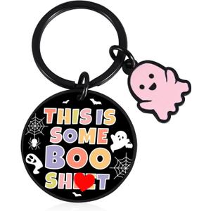 Cute Random Gifts for Boyfriend Witchy Christmas Decoration Keychain for Men Him Stocking Stuffers for Adults Funny Gag Gift for Women Valentine's Gift for Couples Horror Movie Stuff for Boyfriend