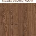 Oxdigi Peel and Stick Vinyl Flooring Roll 24"x 196"/ 32 Sq.Ft, Self Adhesive Vinyl Wood Flooring Planks Floor Tiles Stickers Waterproof for Bathroom Living Room Bedroom Kitchen RV, Walnut Wood Plank