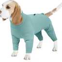 Recovery Suit for Dogs, Adjustable Surgical Recovery Suit for Dogs Female Male, Zipper On 4 Leg Long Sleeve Dog Pajamas Onesie for Shedding Anti-Licking Wound Skin Disease