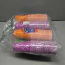 Hefty Party On Disposable Plastic Cups, Assorted, 16 Ounce, 100 Count