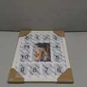 12 month photo frame, my first year photo board,K-12 Collage Photo Frame for Baby First Year Keepsake, 12x16 Multi Picture Frame-13 Opening, Great for Children's Photos, Portrait (White Frame with White Mat)