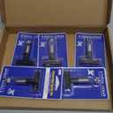 Spray Nozzle Spray tip Reversible Spray Tips Airless Paint Sprayer Nozzle Tips Airless Paint Spray Machine Parts for Homes Buildings Garden Decks Fences (5 Pieces - 211, 313, 415, 517, 623)