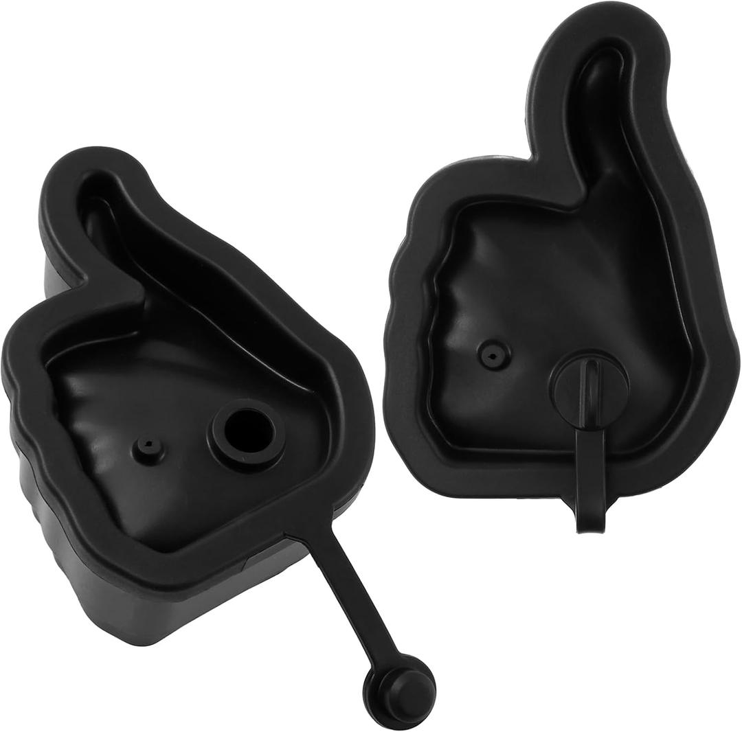 2PCS Thumb Ice Cube Mold, Reusable Silicone Funny Ice Maker, Easy-Remove Fun Shapes Ice Mold for Whiskey, Cocktails, Coffee, Drinks (Thumb Style)