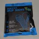 Lux Dual Grip Socks - Soccer Grip Socks for Men and Women. GripArray Performance & Comfort