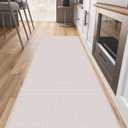 Color&Geometry Kitchen Rugs, Kitchen Runner Rug Kitchen Floor Mat, Cushioned Anti-Fatigue Kitchen Mat, Non Slip Waterproof Comfort Standing Padded, Memory Foam Kitchen mat, 24"x59", Beige (Wheat)