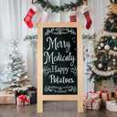 20x40 Inch Chalk Board Sign, Chalkboard Signs, A Frame Menu Easel, Sandwich Outdoor Large Standing Blackboard, Business for Outside Businesses Sidewalk - Pizarras Pizarrones Negocios