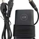 65W Watt 7.4mm Laptop Charger Fit for Dell Latitude 5580 5490 7490 E6430 E5470 5400 5500 5480 5590 7480 5290 7290 E6420 E7470 E5440 E7440 E7450 LA65NM130 HA65NM130 19.5V 3.34A Power Adapter