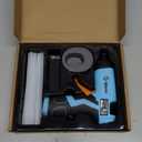 GoGonova Cordless Hot Glue Gun, 15s Fast Preheating with 2Ah Built-in Battery Hot Melt Glue Gun, Smart Power-Off, Kit with 25 Pcs Premium Mini Glue Sticks and USB-C Charging Port (Blue)