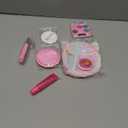 ULOVEME Kids Washable Makeup Kit for Girls 4-6 with Small Coin Purse(5.5x5.25in) - Real, Non Toxic Make Up Toy Gift- Umicorn Gift Set (Rainbow Coin Purse)