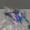 Vvinca Swim Goggles with Nose Cover, Fabric Strap Toddler Kids Swimming Goggles Diving Mask Anti-Fog/UV No Leak for Age 3-15 Blue and Purple