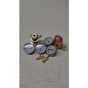 RX WELD Small Oxygen Acetylene Regulator Set, CGA540 and CGA200 Fit Outlet Thread 9/16"-18 Hose B-Size
