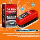Clear Vision Windshield Cleaner Clearvision Glass Cleaner Clear Vision Glass Cleaner Automotive Oil Film Cleaning Brush Windshield Oil Film Remover Improving Windshield Clarity & Visibility