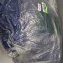 Whale Flotilla 3-Piece Reversible Silky Soft Queen Comforter Set, Luxury Stripe Satin Comforters Full Size Bedding Set with 2 Satin Pillowcases, Lightweight Duvet for All Seasons, Navy