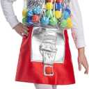 Dress Up America Gumball Machine Costume  Candy Girl Costume for Kids (Large)