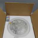 Ceiling Lights Battery Operated Pendant Lights,Gold Battery Hanging lamp with Wireless Remote Dimmable,10 Colors Modes Chandelier with Rechargeable Bulb for Kitchen,Dining Room,Living Room,Bedroom (White)