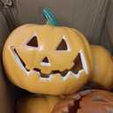 Rossesay 6 Pack Halloween LED Pumpkin Jack-O Lanterns, Classic Style