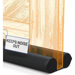 Everlasting Comfort Under Door Draft Stopper - Under Door Sound Blocker, Soundproofing, Blocks Cold Air, Hot Air & Noise, Easy Install, No Adhesive - Gap Filler , Sound Proof Bottom Seal 30"-36"