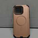 ESR for iPhone 16 Pro Max Case with Stash Stand, Camera Control, 23FT Military-Grade Shock-Absorbing Drop Protection, Compatible with MagSafe Accessories, Magnetic Cyber Series, Gold