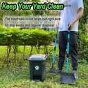 Dog Poop Trash Can Outside 20L with Waste Bags Outdoor Dog Poop Trash Can for Backyard with Lid Foot Pedal and Removable Inner Bucket