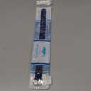 BluShark, Original Collection Military-Style Waterproof Watch Strap, Fits All Timepiece Brands, Durable Nylon Wristwatch Accessories with Stainless Steel Buckle - 18mm, 20mm, 22mm & 24mm Watch Bands (Navy Blue / Brushed Buckle)