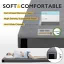 Kingfun 3 Inch CertiPUR-US Memory Foam Camping Mattress Pad, Waterproof Roll up Sleeping Pad, Thick Floor Sleeping Mats for Tent with Removable Travel Bag, Size: Single 75" X 30" X 3 inch