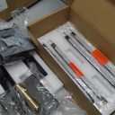 Battery Operated Wall Sconces Set of 2, Dimmable 3 Color Battery Wall Sconce with Remote, Black Gold LED Rechargeable Sconces, 24 Inch Modern Wireless Wall Lights for Bedroom, Living Room